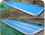 Color Customized Inflatable Tumbling Mat , Inflatable Yoga Mat For Groud / Water