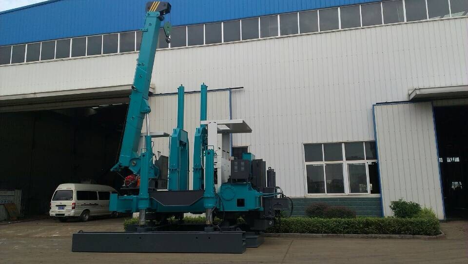 No Air Pollution Mini Sheet Hydraulic Pile Driving Machine