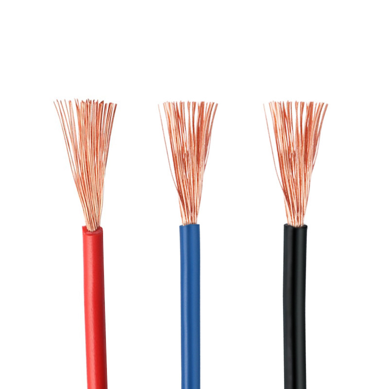 Flexible Copper Core Electric Wire Cable 450/750V PVC Insulated for House Wiring