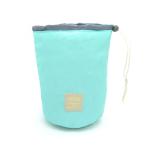 Round Drawstring Polyester Cosmetic Bag For Travel