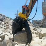 Q345B Mini Excavator Attachments Hydraulic Power Thumb Bucket