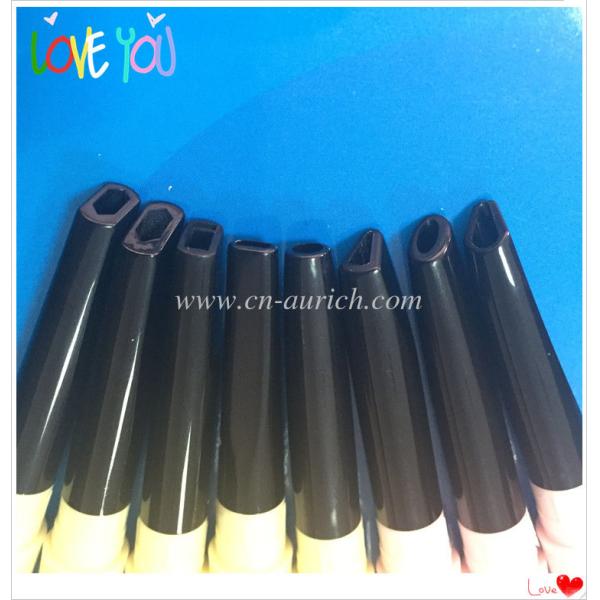 OEM customized color 10x140mm plastic double head eyebrow pencil with different nib