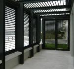 Outdoor Aluminium Vertical Louvers Shutters Frame Exterior Ventilation Grilles