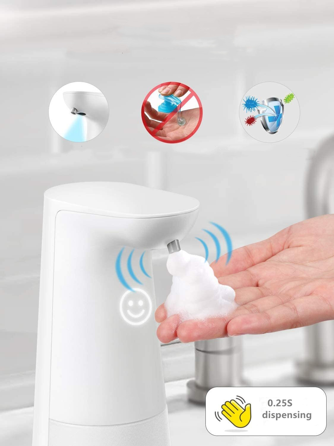 FCC Sensor Foam Soap Dispenser