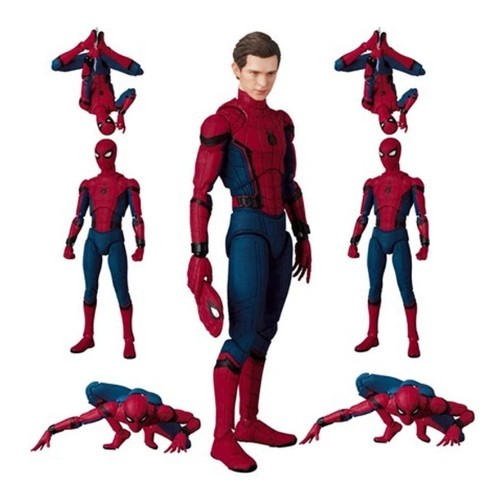 China Custom High quality 15CM Spider Man Toys Tom Holland PVC Action Figure Spiderman Collection Toy with box factory