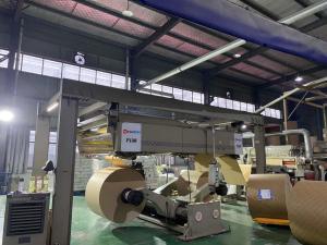 China 300gsm Jumbo Paper Roll Custom Logo Printed Paper Kraft Roll factory