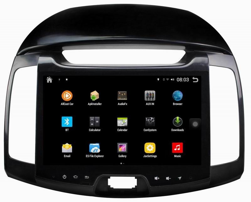 Ouchuangbo 9 inch big screen Android 4.4 car gps navigation system for Hyundai Elantra 2011