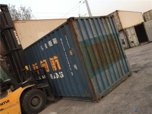 China 33 Cbm Used Steel Storage Containers / 20ft Open Side Container factory