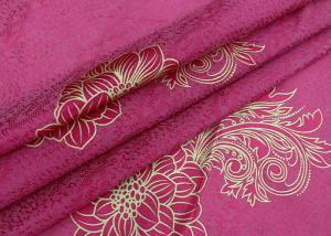 China Custom Printed Mattress Ticking Tricot Knit Fabric 110gsm factory