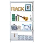 700*300*1500 Heavy Duty Metal Rack Shelving Adjustable Industrial White Boltless