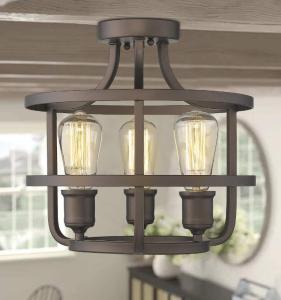 China Iron Pendant Light Home Art Baking Paint Black Coffee LED Nordic Pendant Light factory