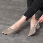 S355 2020 Autumn New Women'S Shoes Leather Original Retro Handmade Wedges Four