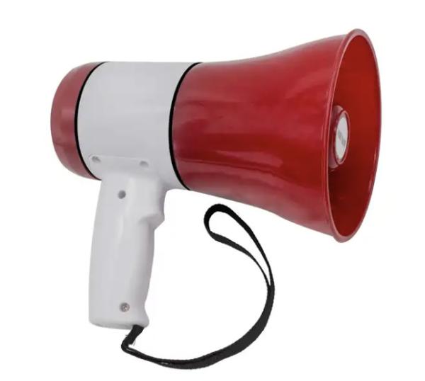 Electric battery operated bullhorn Megaphone Outdoor Bullhorn Speakers ABS