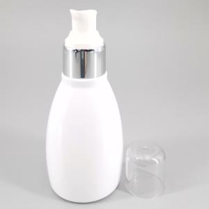 China White Bowling 120ml 4oz Lotion Plastic Bottle With Emulsion Pump factory