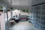 Refrigerated Storage Giant Electric Food Cart with Sinks, Faucets and Electric