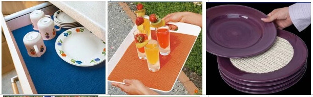 Skidproof Pvc Non Slip Mat Anti Slip Mat For Kitchen Tray And Plate Mesh Bags Plastic Fabric