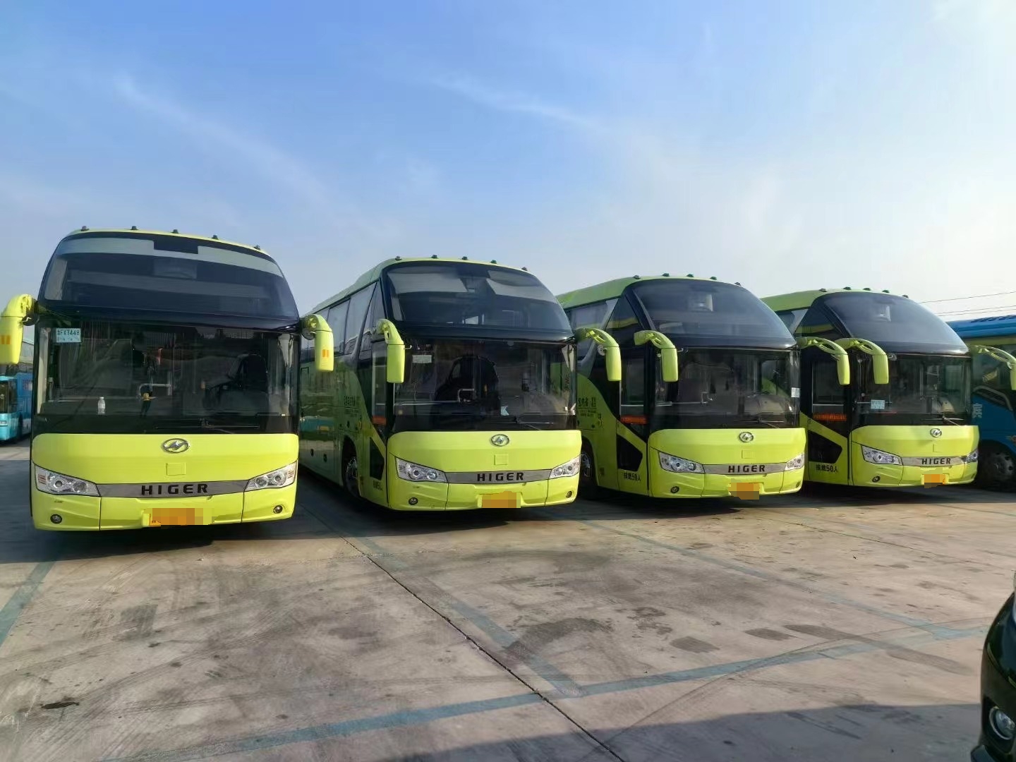 Customer's Requirement Higer KLQ6122 Second Hand 50 Seaters Fine City Buses with YC Engine