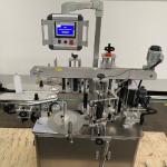 Automatic Flat Lipstick Labeling Machine Jar Label Printing Machine