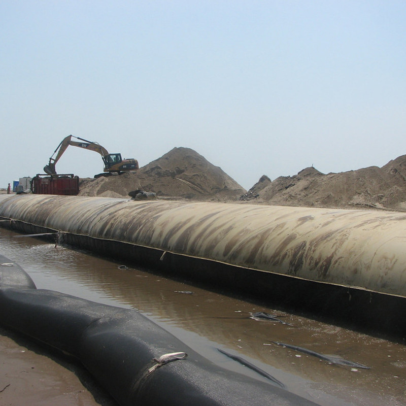 China Polypropylene Woven Geotextile Tube Geotube For Sludge Dewatering factory