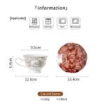 Sustainable Ceramic Tea Cup Set For Elegant Cappuccino Cups And Porcelain Mug