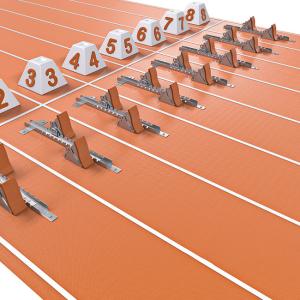 China Sandwich System Tartan Running Track With Installation Red Playground factory