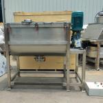 Powder Screw Ribbon Mixer , Efficient Mixing Equipment For Dry And Wet Materials