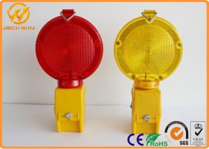 China ON OFF Button LED Barricade Light , Warning Strobe Lights Vehicle Amber / Yellow / Red factory