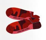 Odor Resistant Antibacterial Ankle Socks Anti Skid Sporty Style