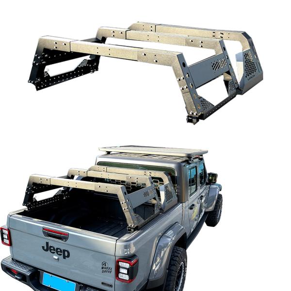 Customized Bed Rack Roll Bar for Toyota Hilux Powder Coating Surface 1336*1529