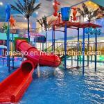 Play Equipment Splash Water Playground Fiberglass Spray With Kids Slide