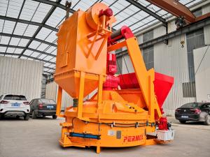 China Durable Refractory Planetary Mixer Steel Material 3600kgs Input Weight factory