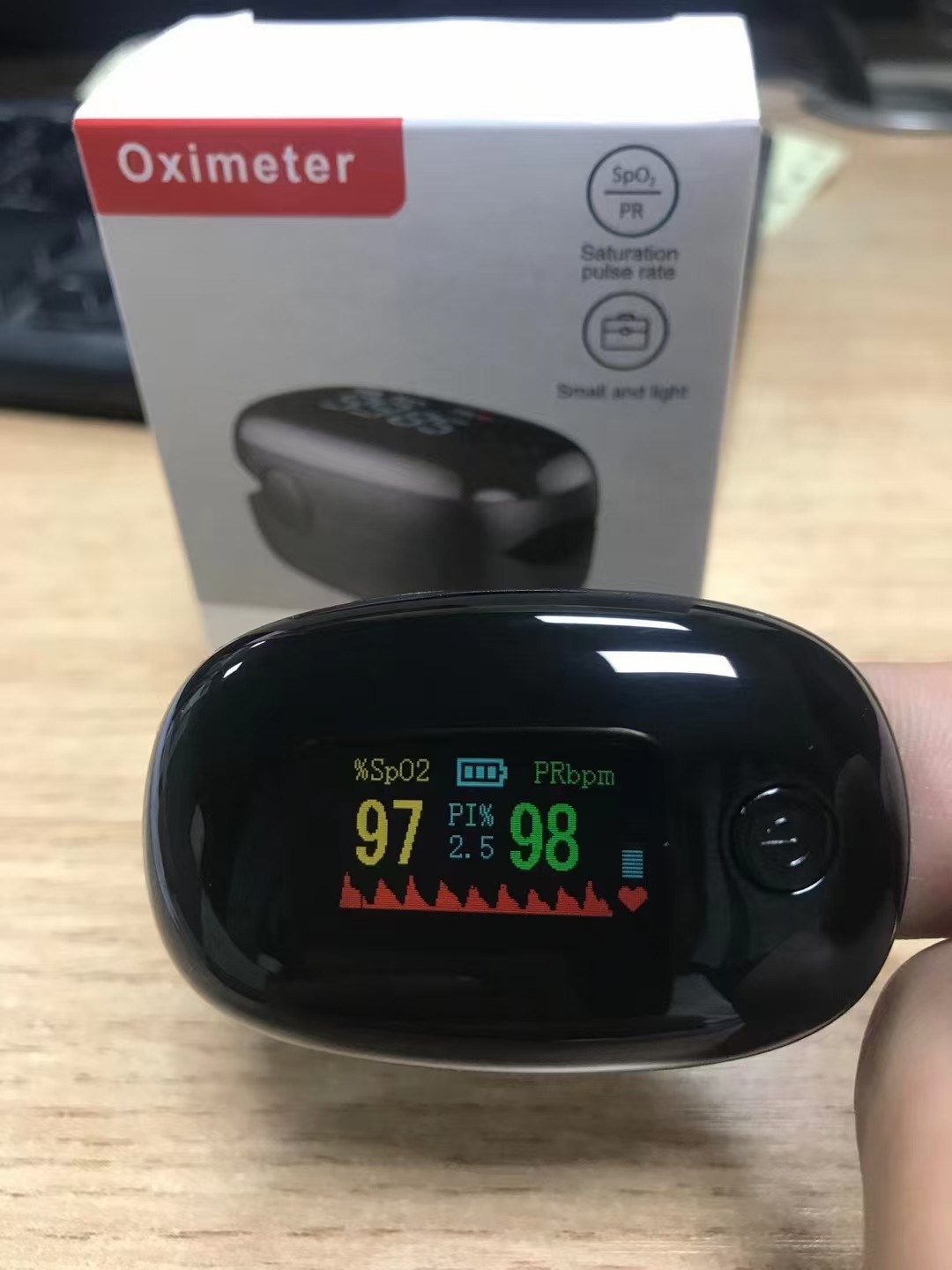 Medical use TFT Fingertip Pulse Oximeter Medical Device Consumables