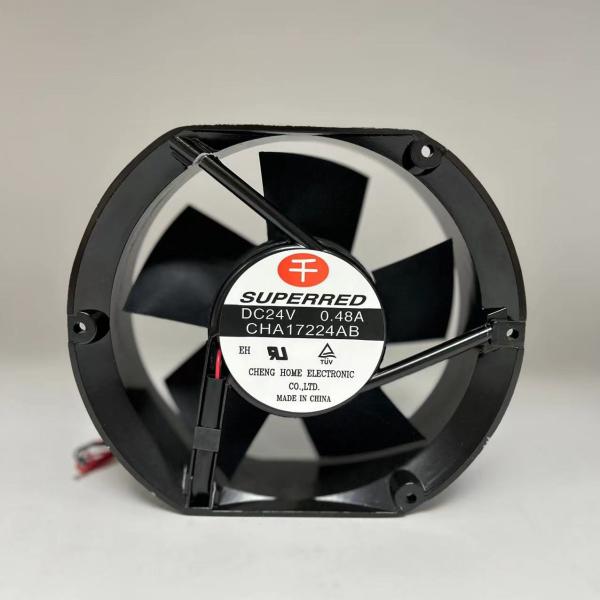 Round 50mm DC Cooling Fan Low Noise With Lead Wire AWG26 + Red - Black Standard