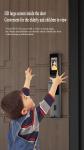 Standard Mortise Video Intercom Door Lock Grey Automatic Door Locks For Houses