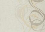 0.53*10M Washable Vinyl Wallpaper Embossed Circle Stripes for Living Room