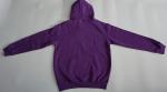 Purple Cotton Men'S Fleece Pullover Hoodie Breathable Complex Design Logo