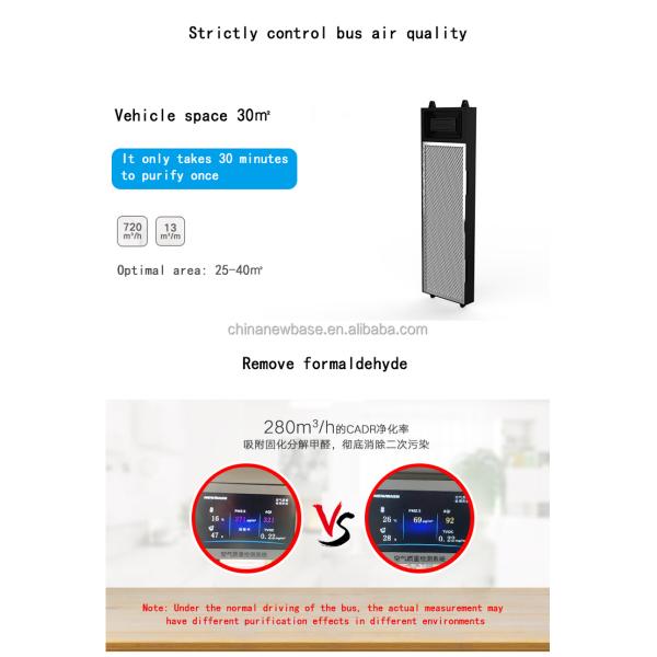 Universal Automotive City Bus Air Purifier Replacement 24V ODM