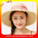 AK17540 fashion Wide brim sunny beach paper straw hats for womens in stock ,