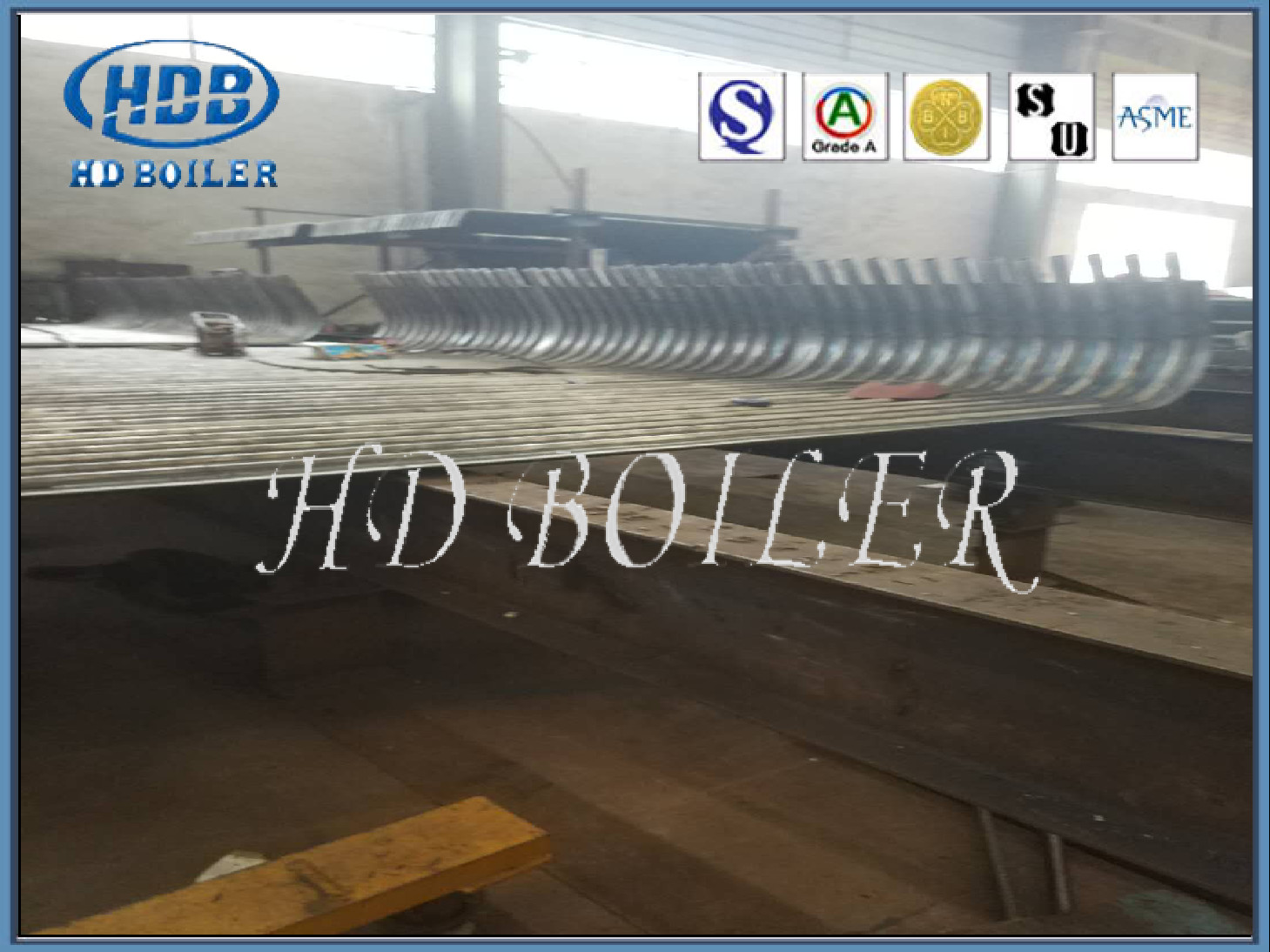 Alloy/SS/CS Steel Membrane Water Wall Panels For Utility/Power Station Boiler