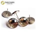 Sofa Crystal Round Diamond Acrylic Upholstery Buttons for furniture