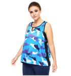 BSCI Sublimation Printed Women Plus Size Tank Top Sleeveless Yoga Tops