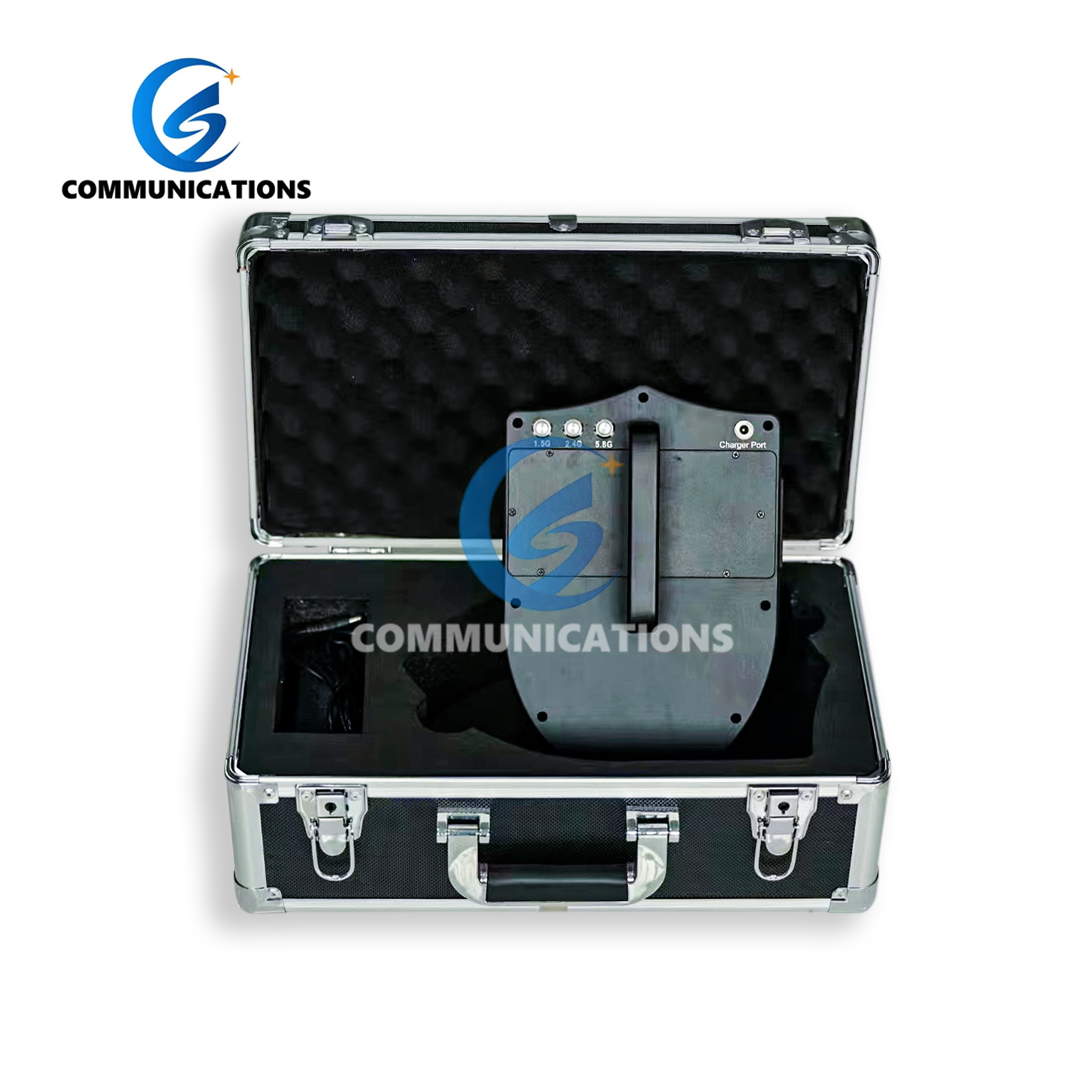 3 Channel Portable Handheld Fan Drone Detection System Anti UAV Shield