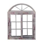 Small Arch PVC Sliding Window Double Glazed 3 Tracks Sliding Windows For House