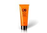 120ML Round Orange Plastic Cosmetic Tubes For Lotion Cosmetic Packaging