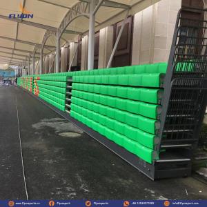 Customized Retractable Bleachers Seating Configuration Straight Or Curved Width