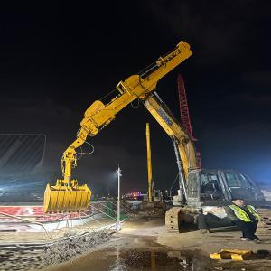 China CAT320 Mini Excavator Telescopic Boom Telescopic Arm For Sale factory