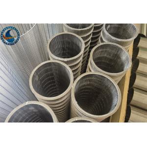 Id40mm Stainless Steel Profile Wet Dry Separator Od48mm Vee Wire Screen Filter