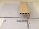 WPC Door Frame Architrave Waterproof Fire Rated Heat Transfer Surface Finishing