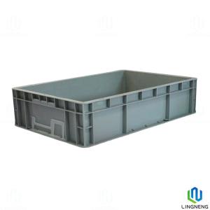 China 600*400*148mm Hard Colorful Stackable Euro Plastic Packaging Boxes For Automotive factory