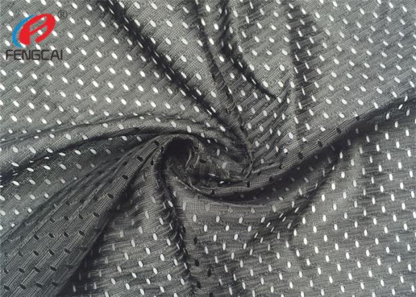 Warp Knitted Big Hole Sports Mesh Fabric , Polyester Jersey Net Material
